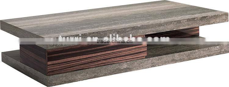 Italian Rectangle Marble Base For Coffee Table