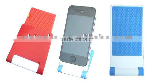 Foldable plastic different colors antislip cell phone desktop stand