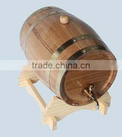 Coffee Wine Metal Tin Wooden Barrel Bucket