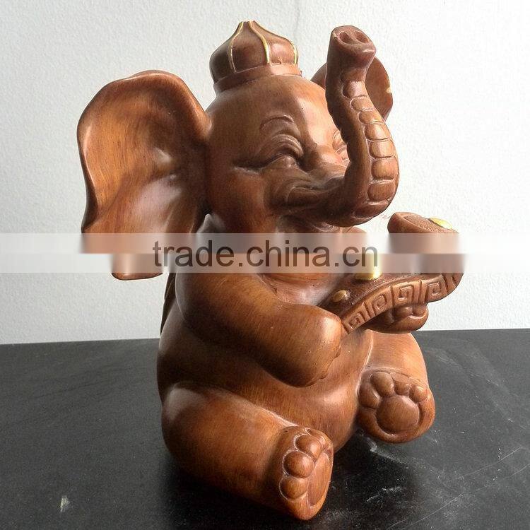 Resin small elephant mascot decoration