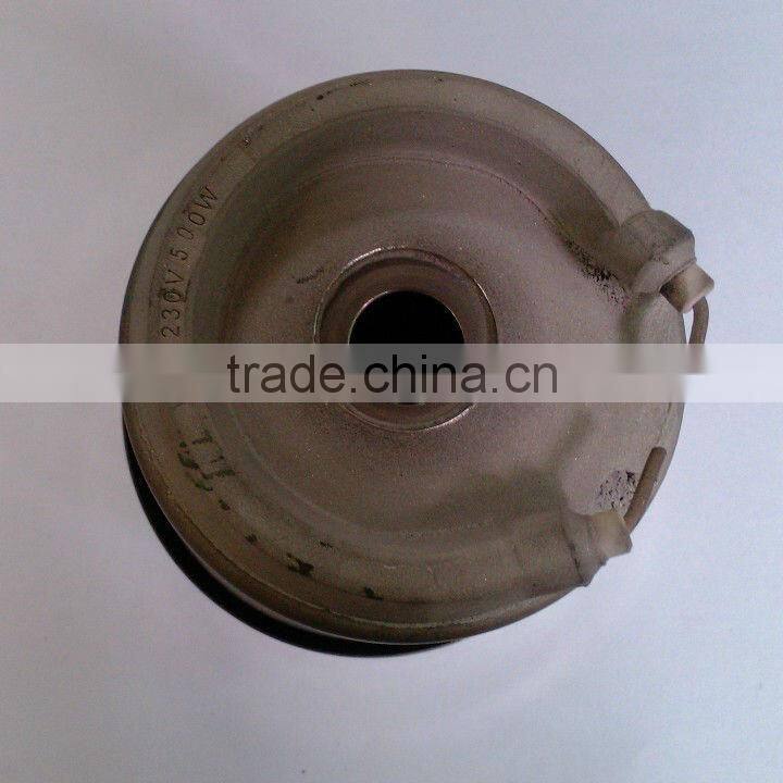 Milk frother inner pot with heater