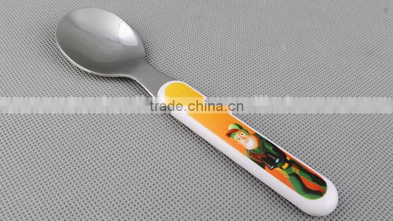 Stainless Steel Kid's Spoon and Fork / Kid's utensil in good design