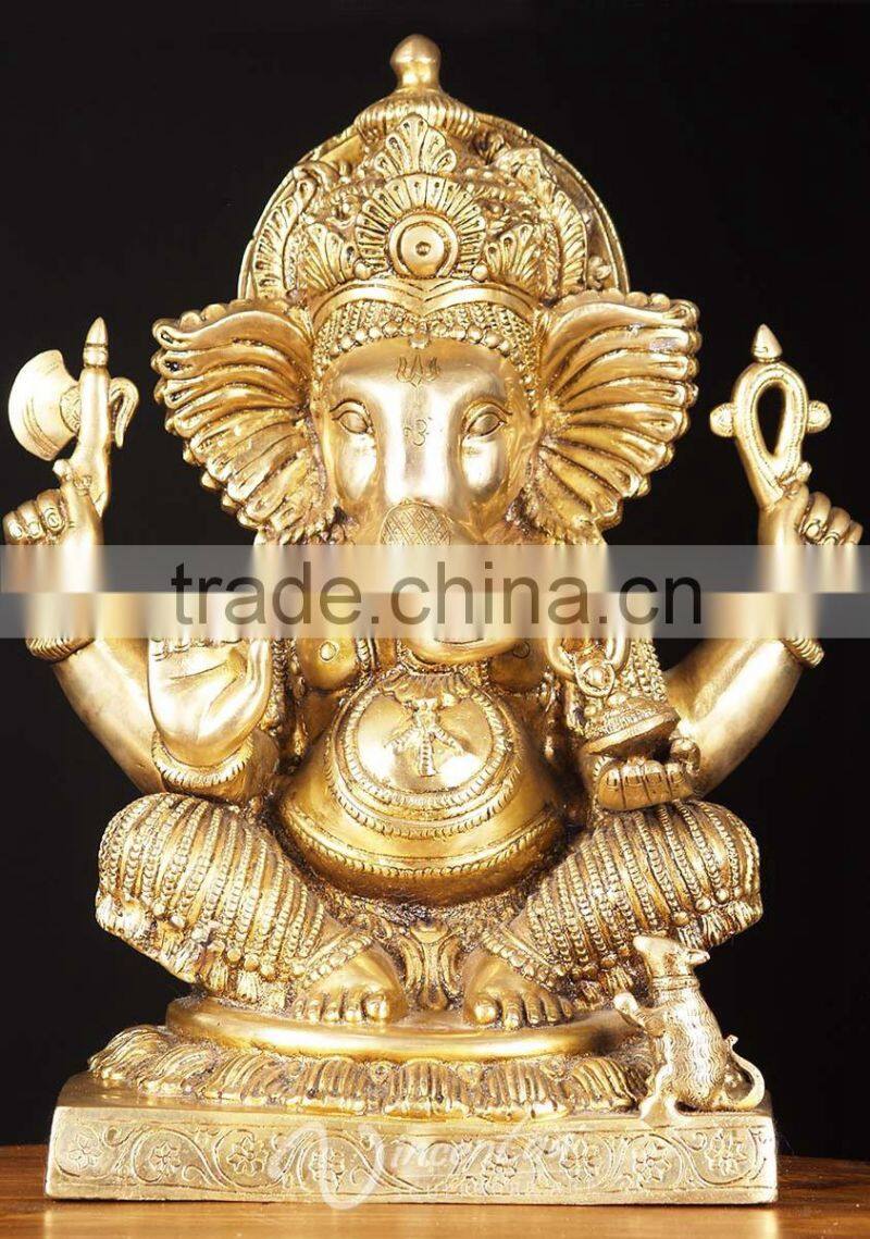 Hindu temple decoration antique metal bronze buhhda indonesian statues