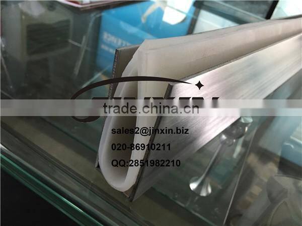 40*100 stainless steel u channel glass for handrail