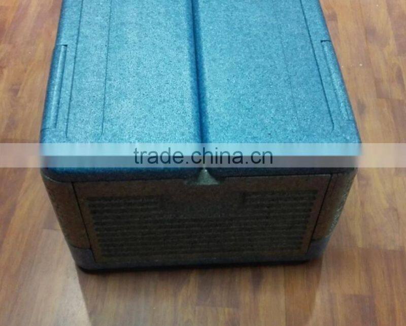 insulation box for car, foldable epp material insulation box, light weight for outdoor food storage.