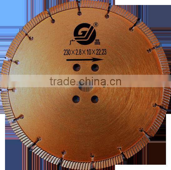 230mm Gold Turbo Blade Saw Blade Sharpening Wheel