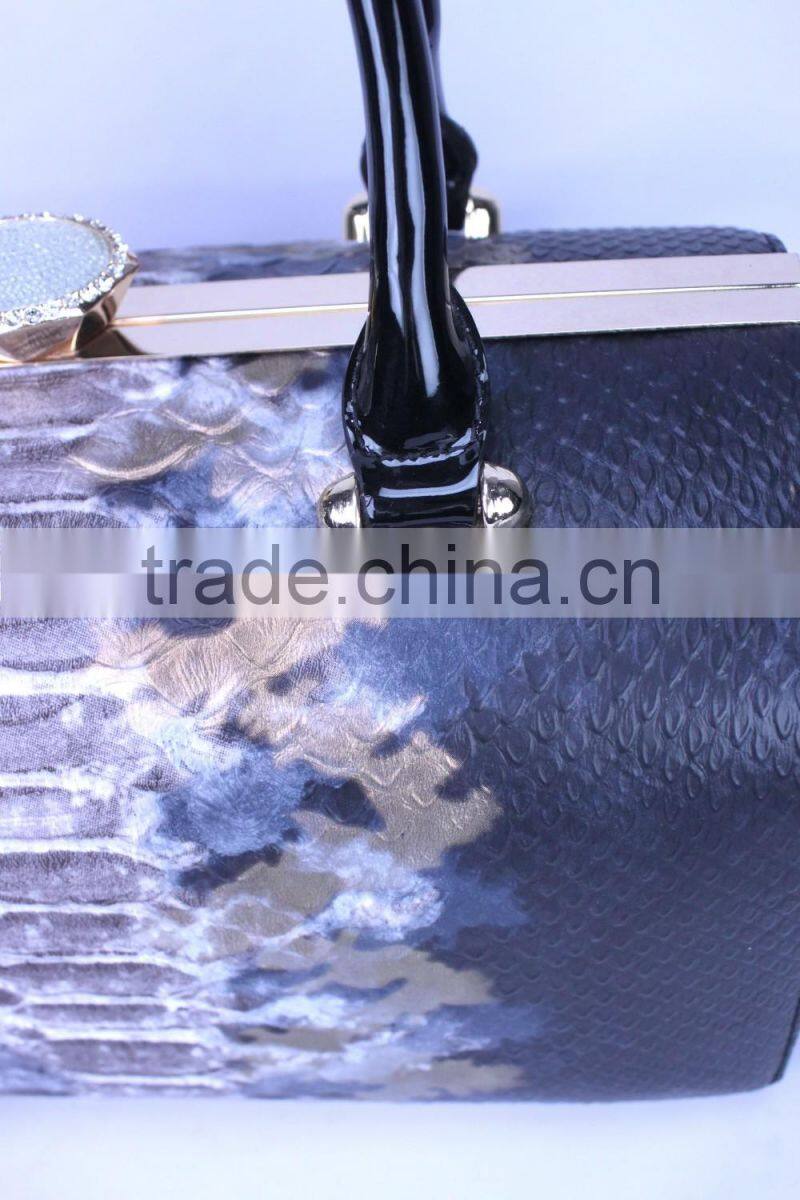 Oliviabyky shiny frame bridal party wear branded tote bag OEM/ODM