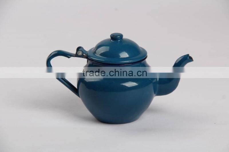 High quality enamel small round water kettle