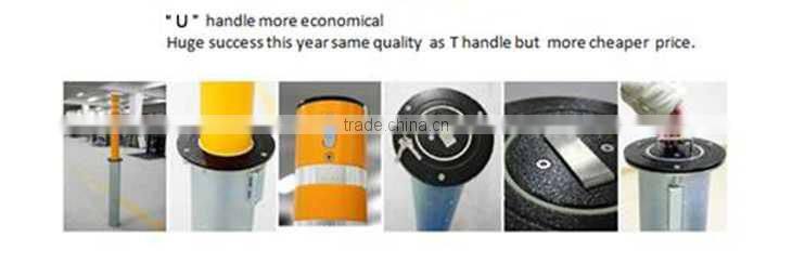 Cheap Stainless Steel Retractable Bollard With Manual Release Key