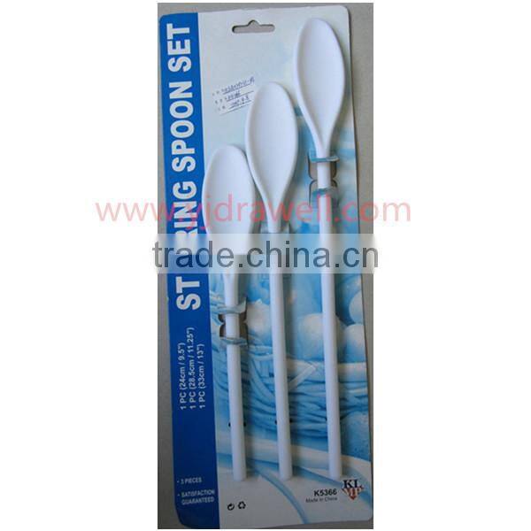 MS-8903 Set of 3 Plastic mixing spoon