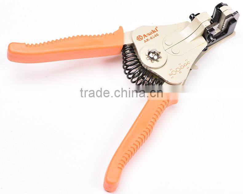 AK-0340 Good selling zinc alloy material multifunctional wire stripper