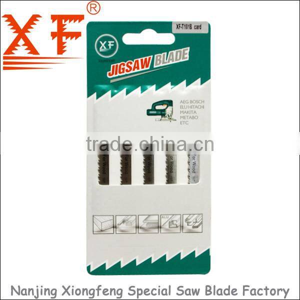 5 Piece Jig Saw Blade - T101B-T shank