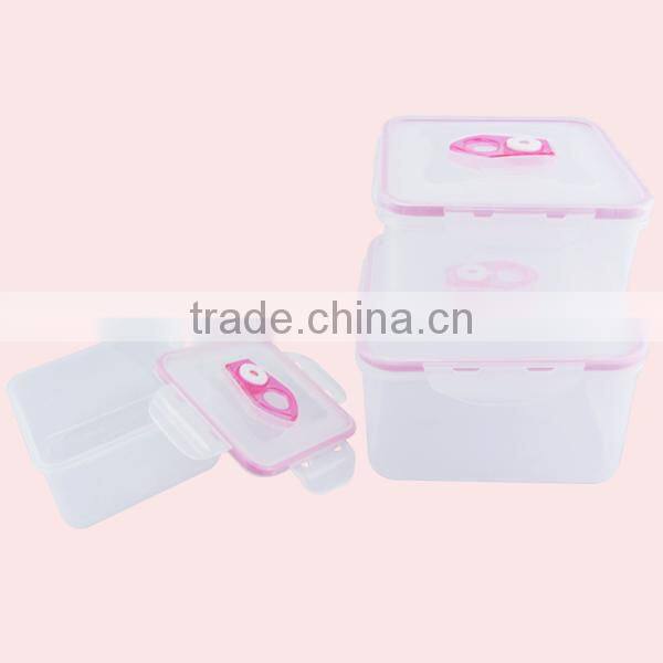 Square Take Away Airtight Plastic Food Container