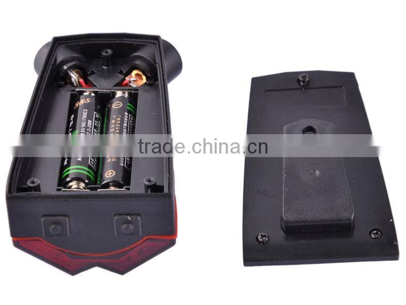 HONG HAO 500mW 625nm 2*AAA Adjustable Bicycle laser tail light