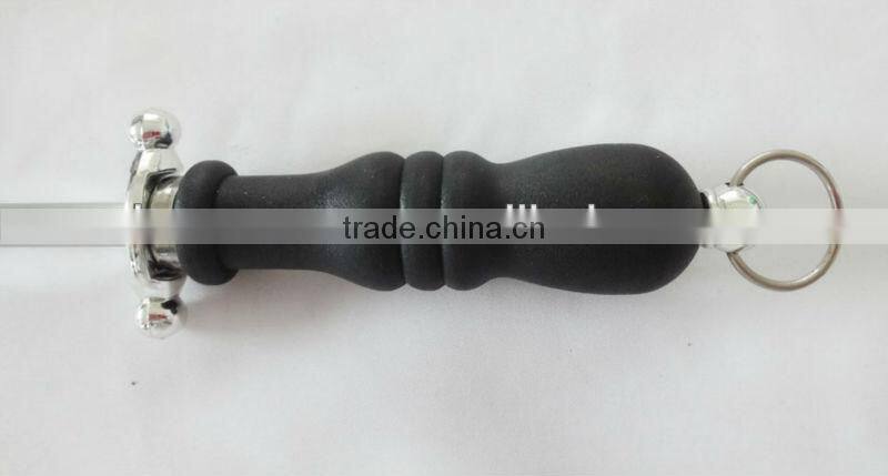 iron knife sharpeners stick with ABS handle