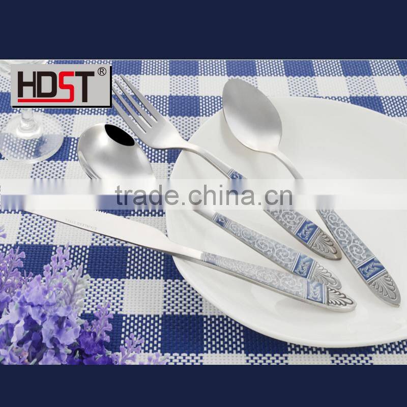 High Quality Polishing 24Pcs 72Pcs 84Pcs 86Pcs 128Pcs Dinnerware Set stainless steel cutlery set
