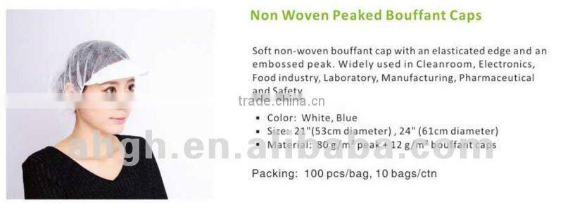 Non woven Peaked Working Caps