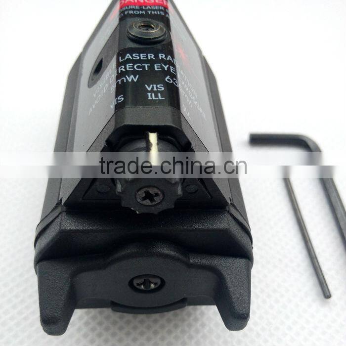 Tactical red laser sight and 200 lumen CREE Q5 LED light combo with strobe laser