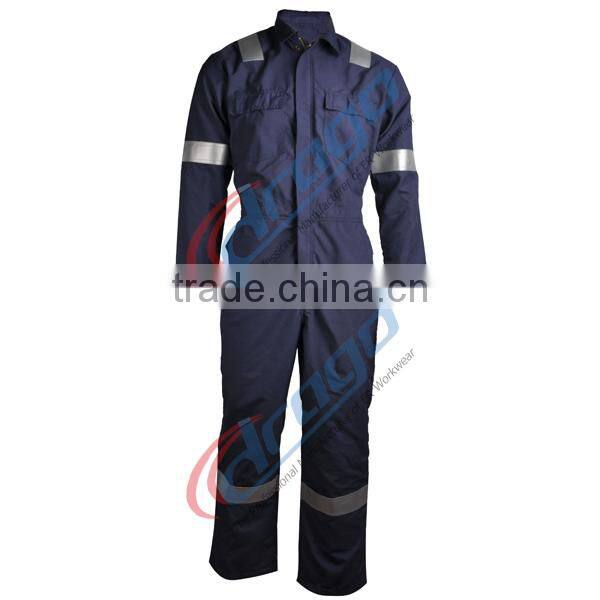 EN 11612 cotton fire retardant anti-static coverall
