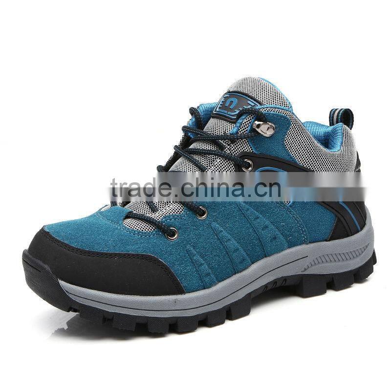 Lovers outdoor middle hiking traveling climbing Shoes boots for pedestrianism or sport can with villi or not