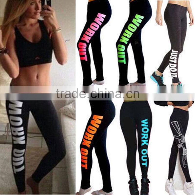 2016 Hot Wholesale Yoga Leggings For Women Printed Leggings