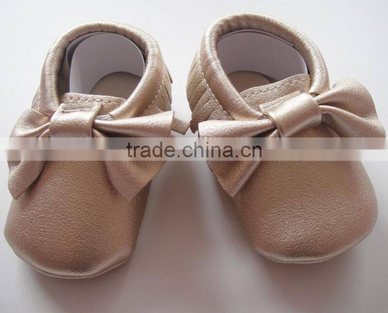 Handmade Fashion Tassels Baby Moccasin Newborn Babies Shoes leather Prewalkers shoes