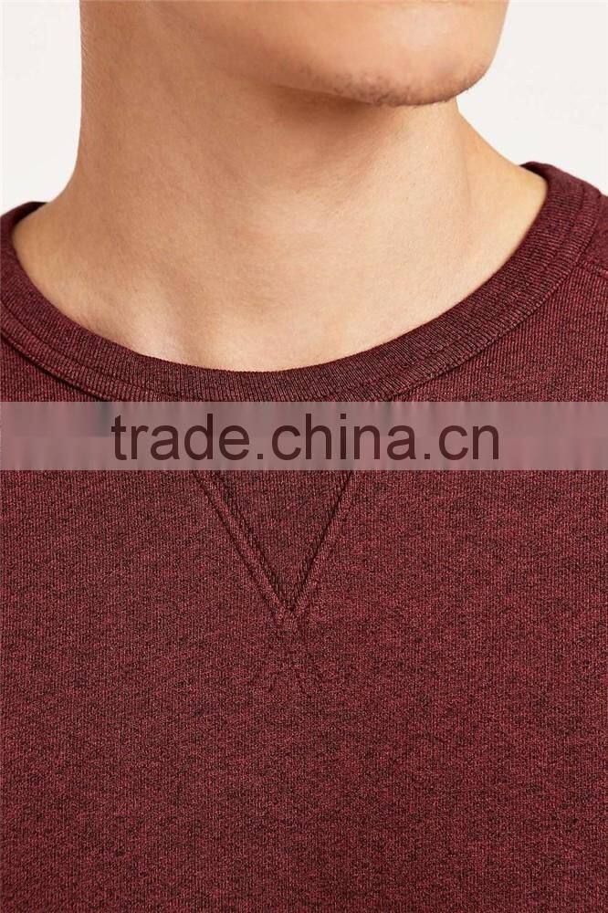 Cheap brown pullover hoodies o-neck plain hoodie high quality hoodies