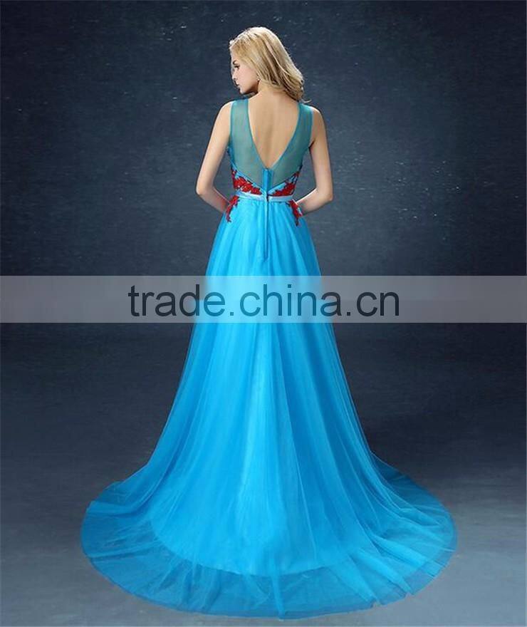 Factory Real Picture Low Back Sleeveless Lace Corchet Floral Wedding Dress Evening Dress Ball Grown