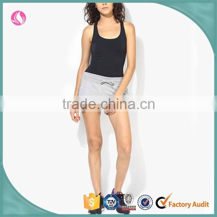 China Suppliers Women Shorts,CottonSolid Casual Sweat Shorts Apparel