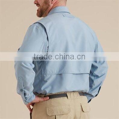 2016 mens 100% polyester breathable work shirts
