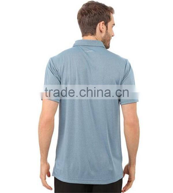 Custom solid color men's polo shirt uniform