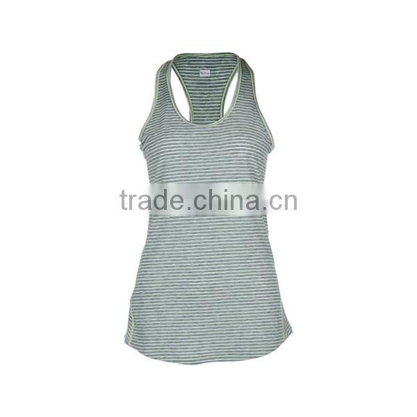 Tank top gym polyester workout tank tops women 100 polyester work vest