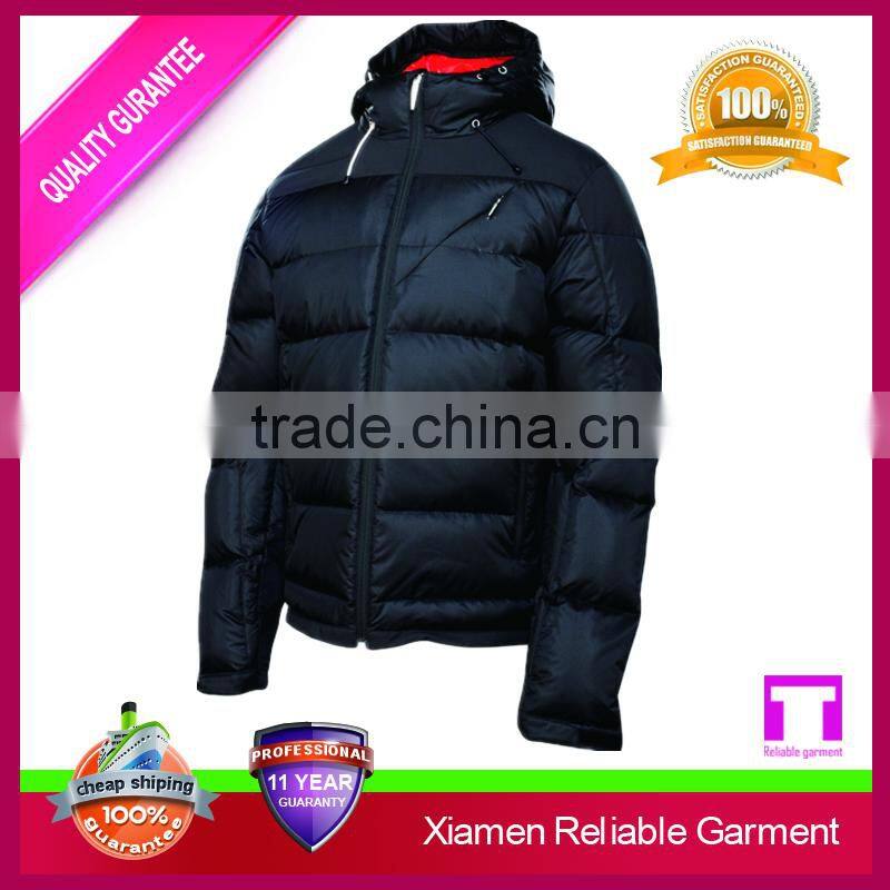 Long sleeve motorbike winter men down jacket