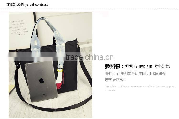 Fashion Women Shoulder Bag Quality Denim Lovely Leg Pack Tote Bag Handbag Ladies