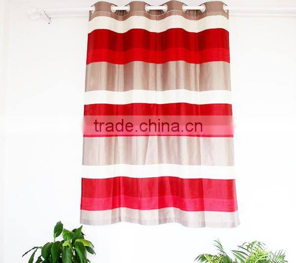 polyester bathroom ready made shimmer lined panel curtains with grommets