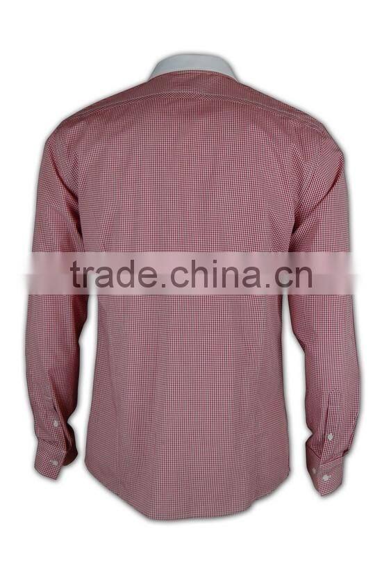 100% Cotton Design china made red long sleeve men fashion designer shirts