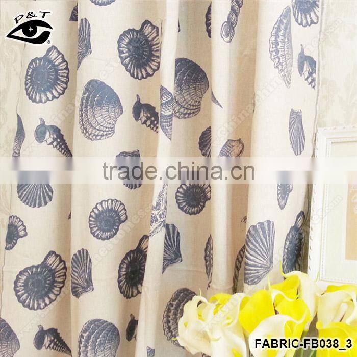140cm Vintage canvas textile cotton linen fabric for table cloth curtain household