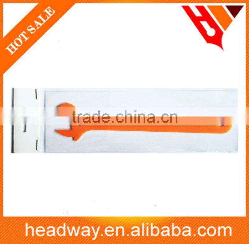 top selling school and office stationery different shaped cartoon plastic ruler 15cm