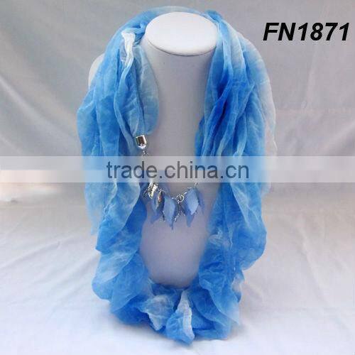 Fashion necklace pendant scarf