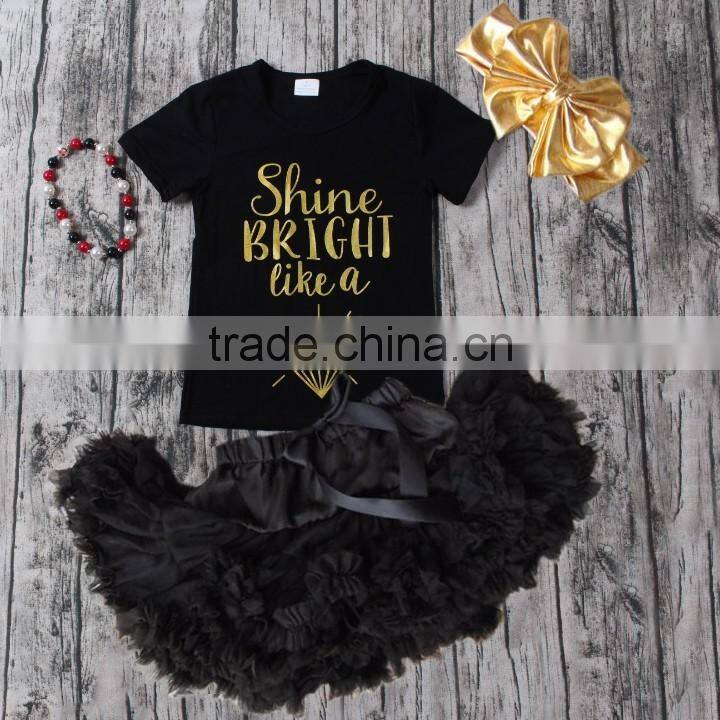 2016 yawoo wholesale cupcake design tank top tutu pettiskirt girls baby birthday knee length party dance outfits performance set