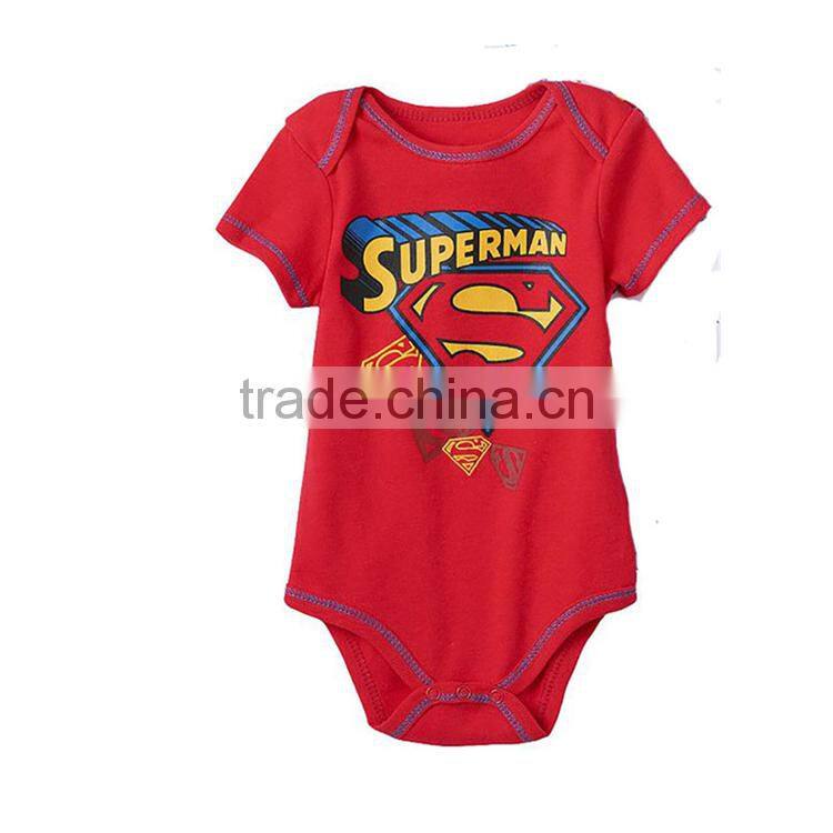 DACE Hot Selling Summer Fashion Customize Organic Cotton Baby Romper