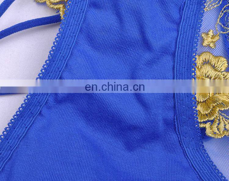 New Arrival Fitness Young Lady Embroiderey Women's Underwear Panties