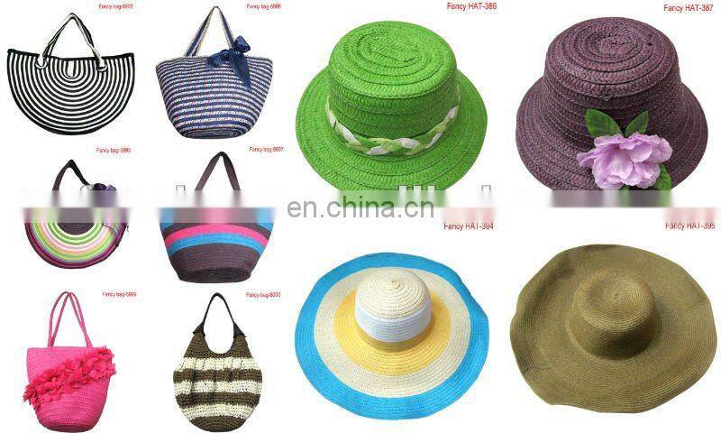 Custom Plain Hat straw for Summer cheap wholesale