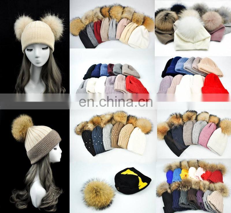 High Quality Pom Pom Cheap Custom Winter Hat Funny Baby Crochet Beanie