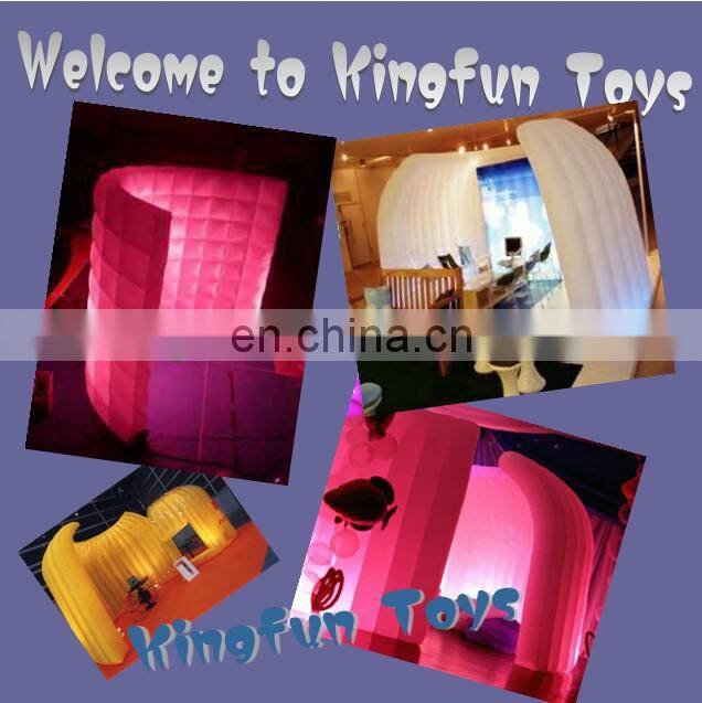 Lighting partition wall/display inflatable screen wall