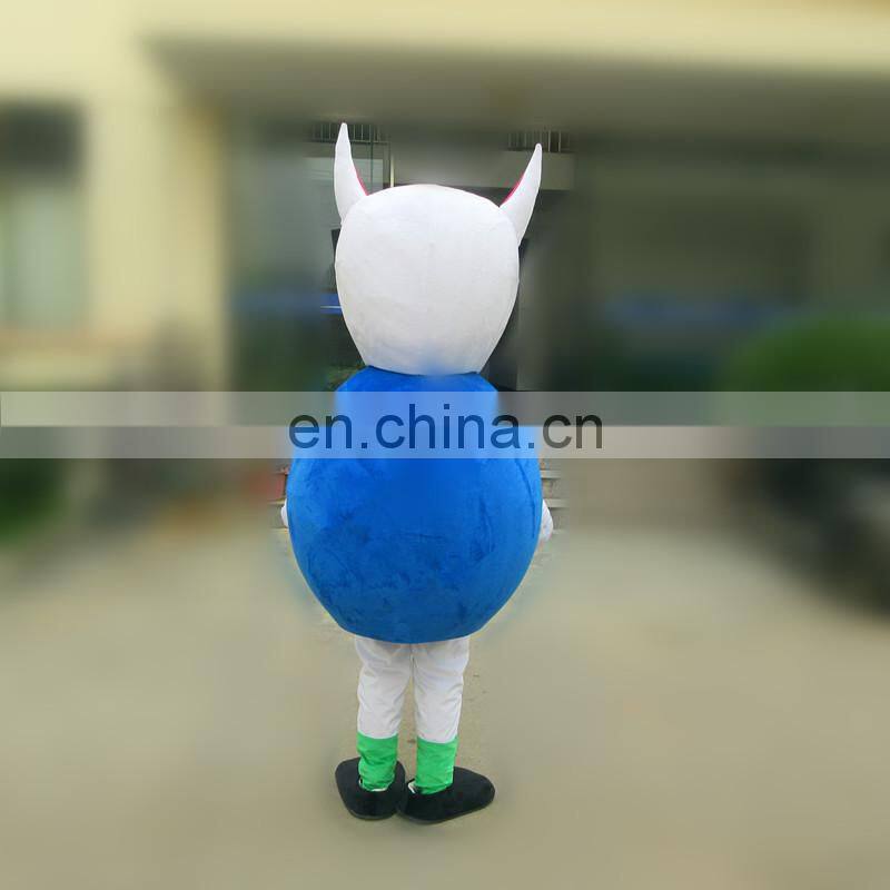 2017 popular OEM service animal adult glasses dog mascot costume