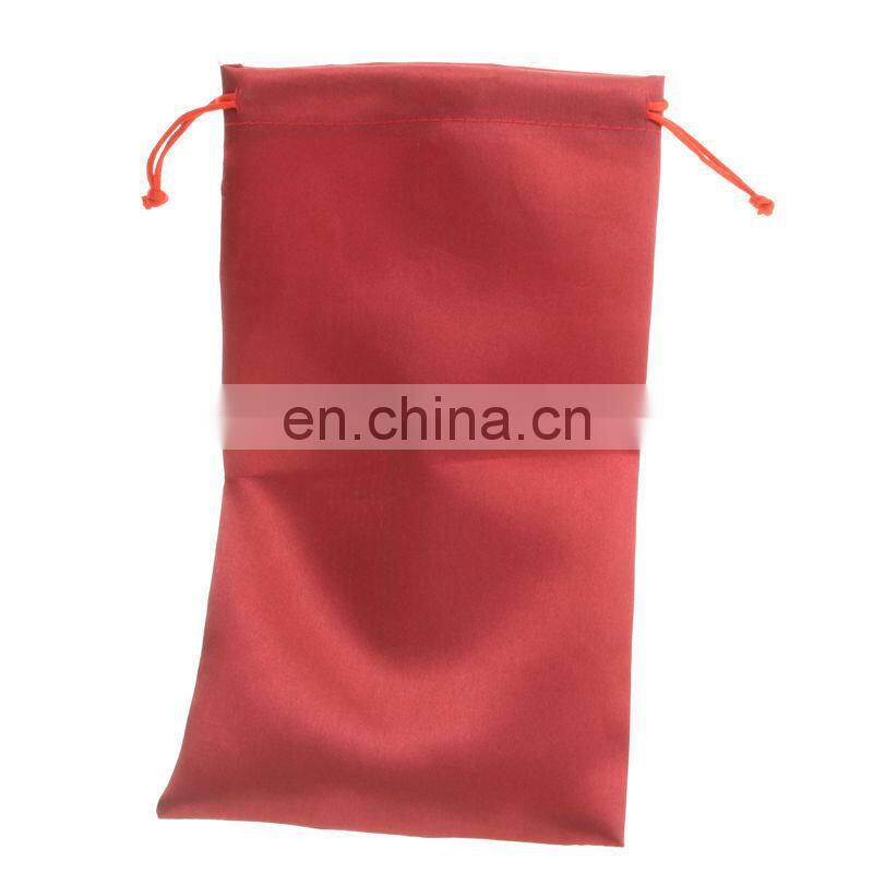 high-quality logo picture print oem made white satin pouches
