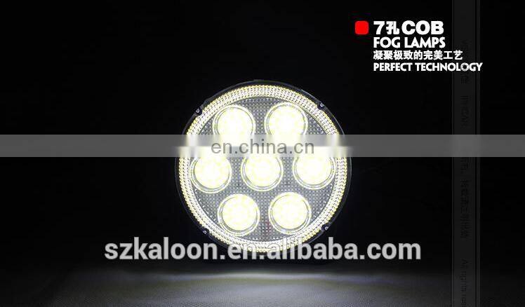 Led Fog Light Fog Lamps Projector 7 Cob Led Halo Ring Led Projector Fog Lamp