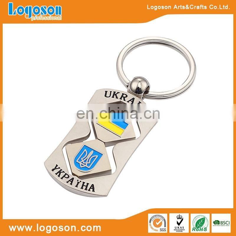 Metal Blank keyring Promotional Custom Blank key holder