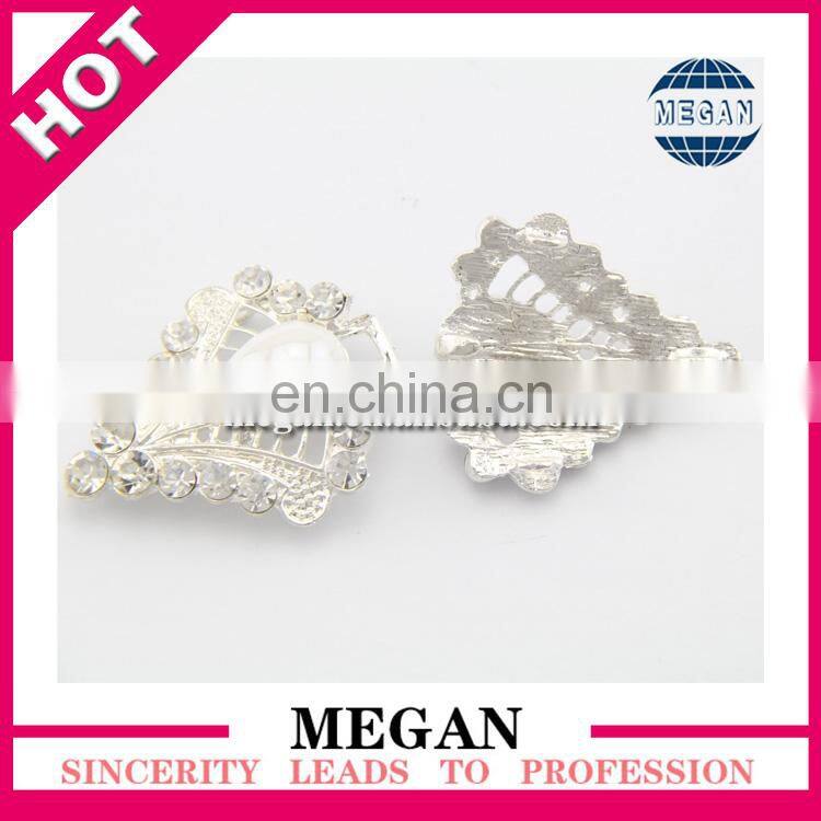 hot double heart rhinestone buckle Wedding